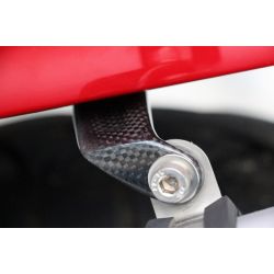 Support carbone pour silencieux sortie à gauche, Honda VFR 750 RC36 94-97