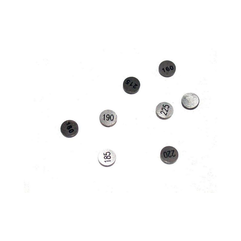 Pastilles de soupape HOT CAMS Ø10,0x2,55mm - jeu de 5