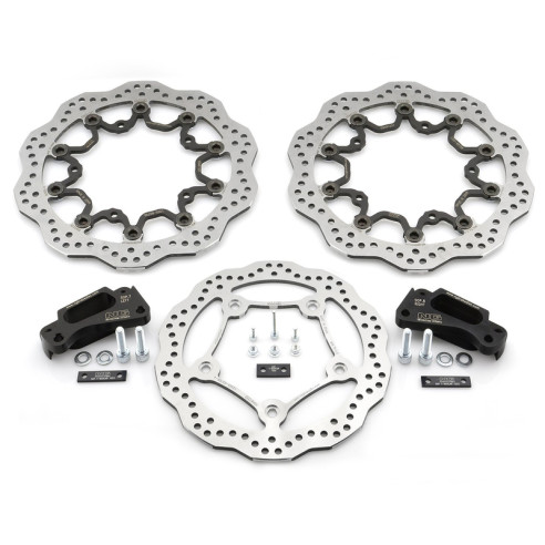 Kit de 3 disque de frein Oversize NG BRAKES pétale flottant - 298 KITTMAX 2012