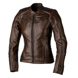 Veste femme RST Roadster 3 CE cuir - marron taille S RST 1 - AVSmoto Racing Parts 