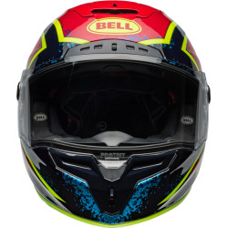 Casque BELL Race Star DLX Flex - Xenon Gloss Red/Silver BELL 3 - AVSmoto Racing Parts 