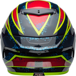 Casque BELL Race Star DLX Flex - Xenon Gloss Red/Silver BELL 5 - AVSmoto Racing Parts 