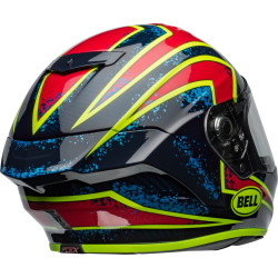 Casque BELL Race Star DLX Flex - Xenon Gloss Red/Silver BELL 6 - AVSmoto Racing Parts 