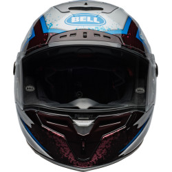 Casque BELL Race Star DLX Flex - Xenon Gloss Blue/Retina BELL 3 - AVSmoto Racing Parts 