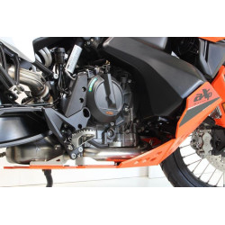 Sabot moteur AXP V1 Orange - PHD 8mm KTM 790 et 890 Adventure