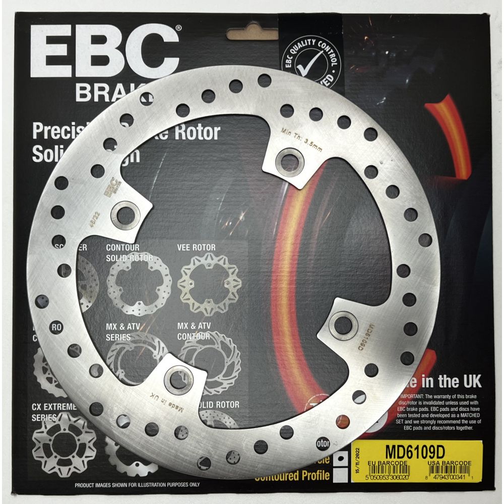 Disque de frein avant fixe EBC D-Series Suzuki 125 et 200 TSR