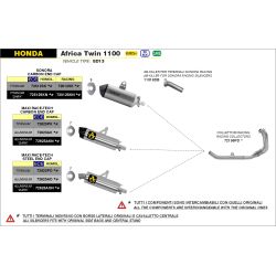 Echappement Arrow Indy Sonora Racing titane Honda CRF 1100 L Africa Twin 2024