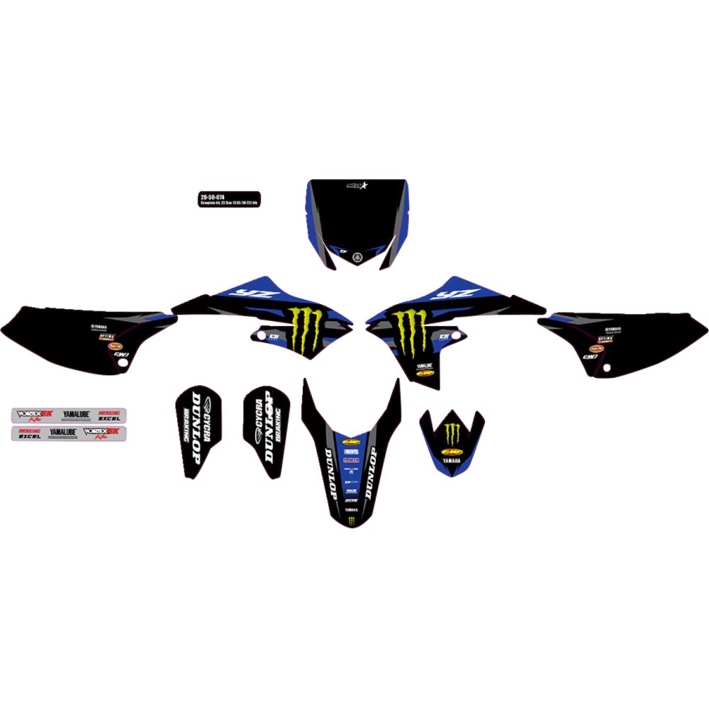 GRAPHIC KIT MONSTER STAR YAMAHA YZ65