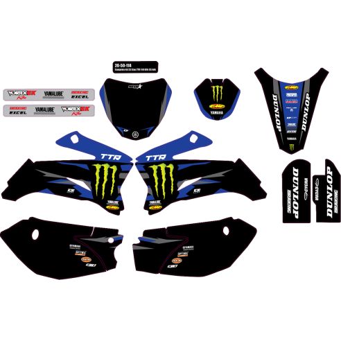 GRAPHIC KIT MONSTER STAR YAMAHA TTR110