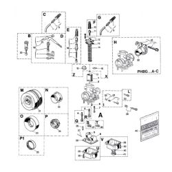 Carburateur Dellorto Ø19mm PHBG 19 DS