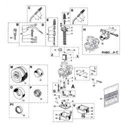 Carburateur Dellorto Ø19mm PHBG 19 CS