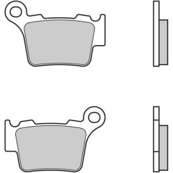 Plaquettes de frein BREMBO Vintage carbone céramique - 07BB275A Brembo 2 - AVSmoto Racing Parts 