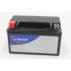 Batterie TECNIUM sans entretien activé usine - BTX7A Tecnium 2 - AVSmoto Racing Parts 