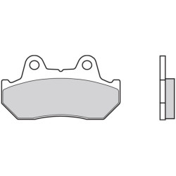 Plaquettes de frein BREMBO Scooter carbone céramique - 07025 Brembo 2 - AVSmoto Racing Parts 