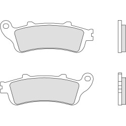 Plaquettes de frein BREMBO Scooter carbone céramique - 07034 Brembo 2 - AVSmoto Racing Parts 