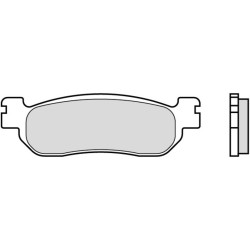 Plaquettes de frein BREMBO Scooter carbone céramique - 07043CC Brembo 2 - AVSmoto Racing Parts 