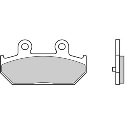 Plaquettes de frein BREMBO Scooter métal fritté - 07058XS Brembo 2 - AVSmoto Racing Parts 