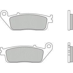 Plaquettes de frein BREMBO Scooter métal fritté - 07075XS Brembo 2 - AVSmoto Racing Parts 