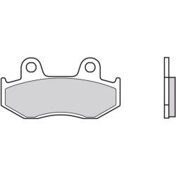 Plaquettes de frein BREMBO Scooter carbone céramique - 07078CC Brembo 2 - AVSmoto Racing Parts 