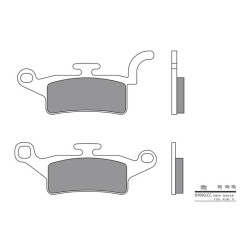 Plaquettes de frein BREMBO Scooter carbone céramique - 07093CC Brembo 1 - AVSmoto Racing Parts 