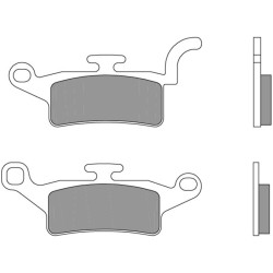 Plaquettes de frein BREMBO Scooter carbone céramique - 07093CC Brembo 2 - AVSmoto Racing Parts 