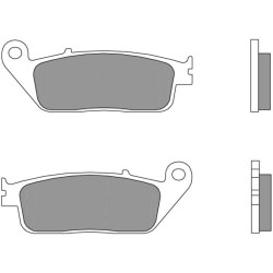 Plaquettes de frein BREMBO Scooter carbone céramique - 07096CC Brembo 2 - AVSmoto Racing Parts 