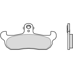 Plaquettes de frein BREMBO route carbone céramique - 07BB0907 Brembo 2 - AVSmoto Racing Parts 