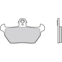 Plaquettes de frein BREMBO route carbone céramique - 07BB2207 Brembo 2 - AVSmoto Racing Parts 