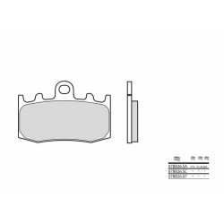 Plaquettes de frein BREMBO route carbone céramique - 07BB2607 Brembo 1 - AVSmoto Racing Parts 