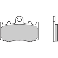 Plaquettes de frein BREMBO route carbone céramique - 07BB2607 Brembo 2 - AVSmoto Racing Parts 