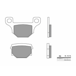 Plaquettes de frein BREMBO route carbone céramique - 07GR09CC Brembo 1 - AVSmoto Racing Parts 