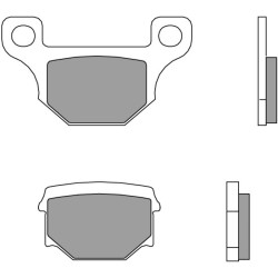 Plaquettes de frein BREMBO route carbone céramique - 07GR09CC Brembo 2 - AVSmoto Racing Parts 