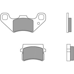 Plaquettes de frein BREMBO route carbone céramique - 07GR11CC Brembo 2 - AVSmoto Racing Parts 