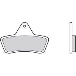 Plaquettes de frein BREMBO Off-Road métal fritté - 07GR54SD Brembo 2 - AVSmoto Racing Parts 