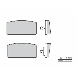 Plaquettes de frein BREMBO route carbone céramique - 07GR5915 Brembo 1 - AVSmoto Racing Parts 