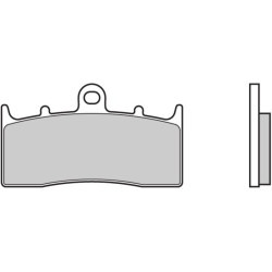 Plaquettes de frein BREMBO route carbone céramique - 07GR6207 Brembo 2 - AVSmoto Racing Parts 