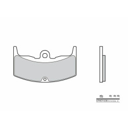 Plaquettes de frein BREMBO route carbone céramique - 07HO1406 Brembo 1 - AVSmoto Racing Parts 