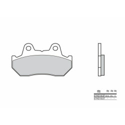 Plaquettes de frein BREMBO route carbone céramique - 07HO1807 Brembo 1 - AVSmoto Racing Parts 