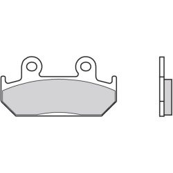 Plaquettes de frein BREMBO route carbone céramique - 07HO2107 Brembo 2 - AVSmoto Racing Parts 