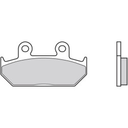 Plaquettes de frein BREMBO route carbone céramique - 07HO3509 Brembo 2 - AVSmoto Racing Parts 