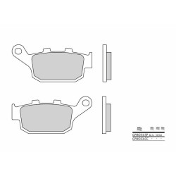 Plaquettes de frein BREMBO route carbone céramique - 07HO53CC Brembo 1 - AVSmoto Racing Parts 