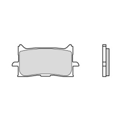 Plaquettes de frein BREMBO route métal fritté - 07HO62LA Brembo 1 - AVSmoto Racing Parts 