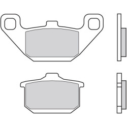 Plaquettes de frein BREMBO route carbone céramique - 07KA0808 Brembo 2 - AVSmoto Racing Parts 