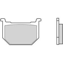 Plaquettes de frein BREMBO route carbone céramique - 07SU0312 Brembo 2 - AVSmoto Racing Parts 