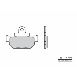 Plaquettes de frein BREMBO route carbone céramique - 07SU0904 Brembo 1 - AVSmoto Racing Parts 