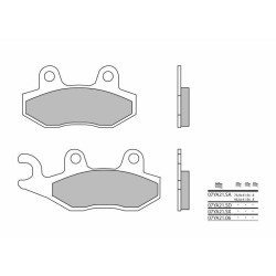 Plaquettes de frein BREMBO route carbone céramique - 07YA2106 Brembo 1 - AVSmoto Racing Parts 