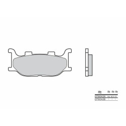 Plaquettes de frein BREMBO route carbone céramique - 07YA3408 Brembo 1 - AVSmoto Racing Parts 