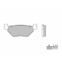 Plaquettes de frein BREMBO route métal fritté - 07YA39SP Brembo 1 - AVSmoto Racing Parts 