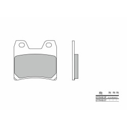 Plaquettes de frein BREMBO route métal fritté - 07YA40SP Brembo 1 - AVSmoto Racing Parts 