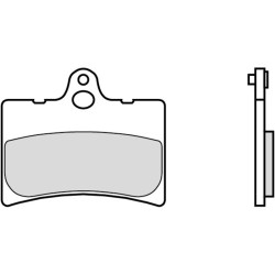 Plaquettes de frein BREMBO route carbone céramique - 07GR1705 Brembo 2 - AVSmoto Racing Parts 